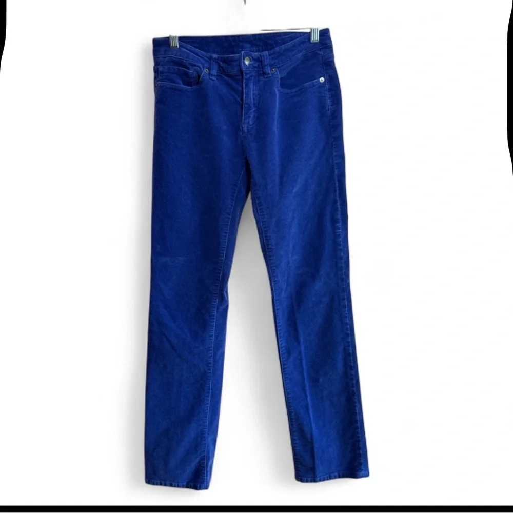Patagonia Women's Vibrant Blue Straight Leg Jeans corduroy size 27